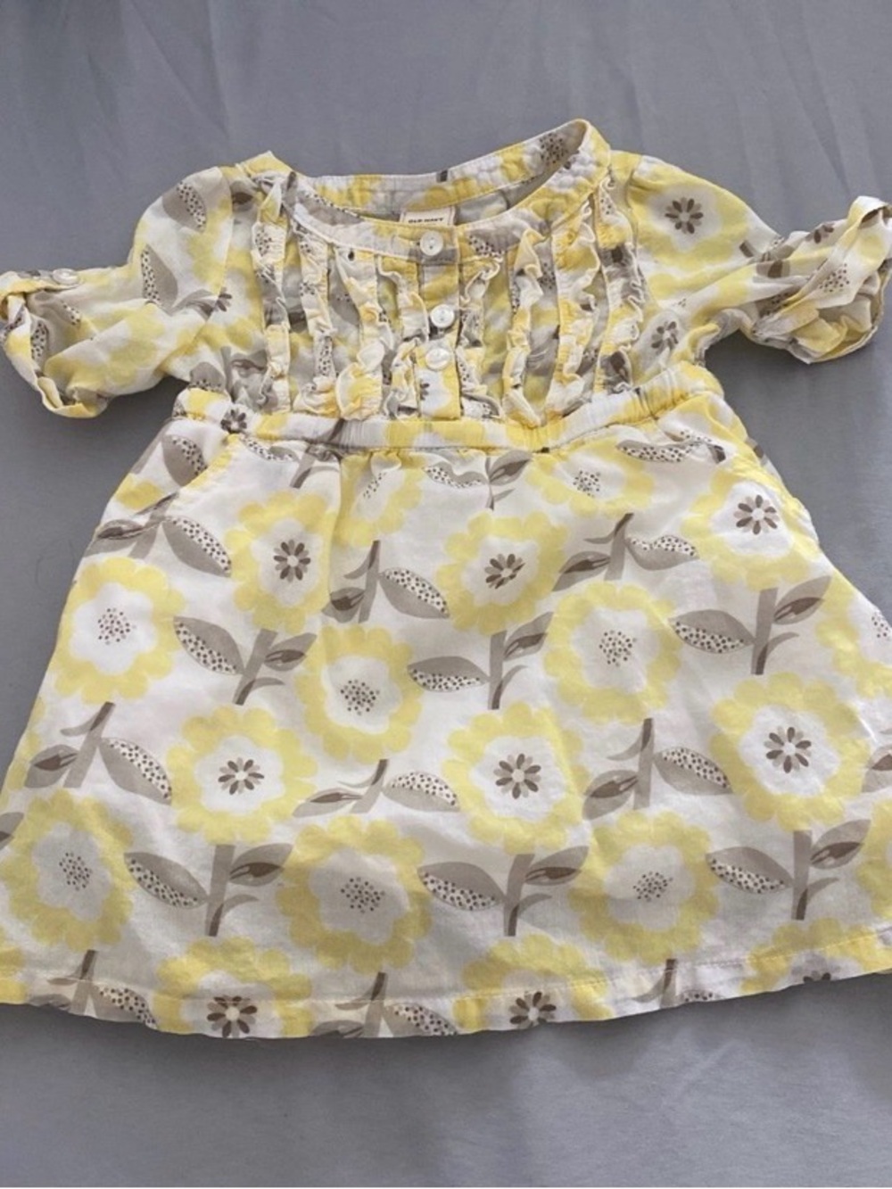 Girls Yellow Dress Size